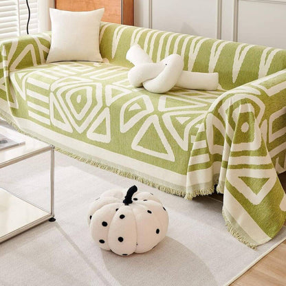 Green Patterned