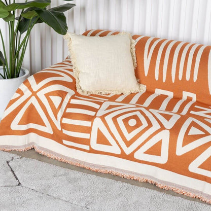 Orange Patterned