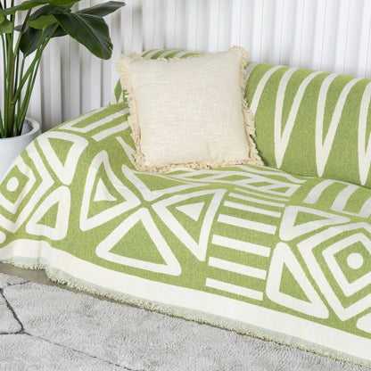Green Patterned