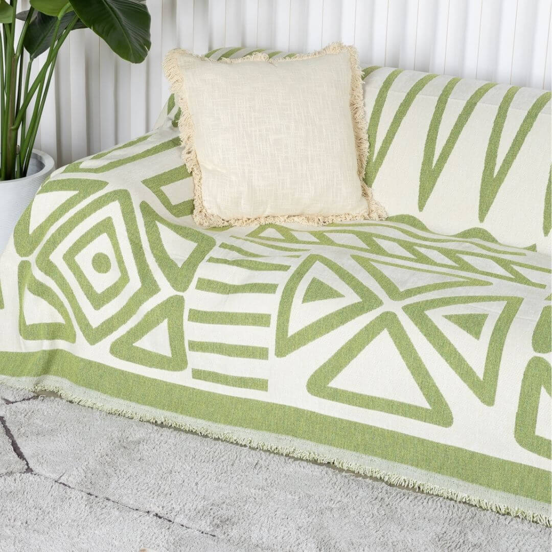 Green Patterned